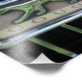 1960年代のマーキュリークーガーグリルエンブレム フォトプリント            (角)