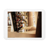 1960年代のモールでの午後のヴィンテージ インスパイア マグネット (横)