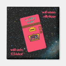 1960年代のレトロ冷蔵庫の宇宙