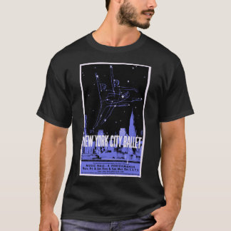 1960年代のヴィンテージバレエのポスターニューヨークシティバレエC Tシャツ