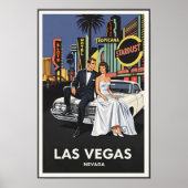 1960年代のヴィンテージラスベガス旅行ポスター ポスター (正面)