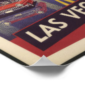 1960年代のヴィンテージラスベガス旅行ポスター ポスター (角)