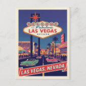 1960年代のヴィンテージ ラスベガス旅行 ポストカード (正面)