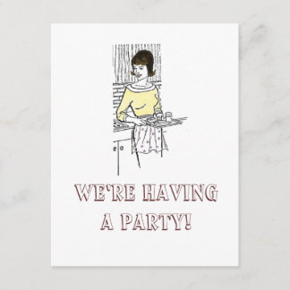 1960年代の主婦 – 招待状、私たちはH... 招待状