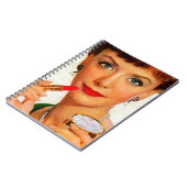 1960年代の口紅の女性 ノートブック (左側)