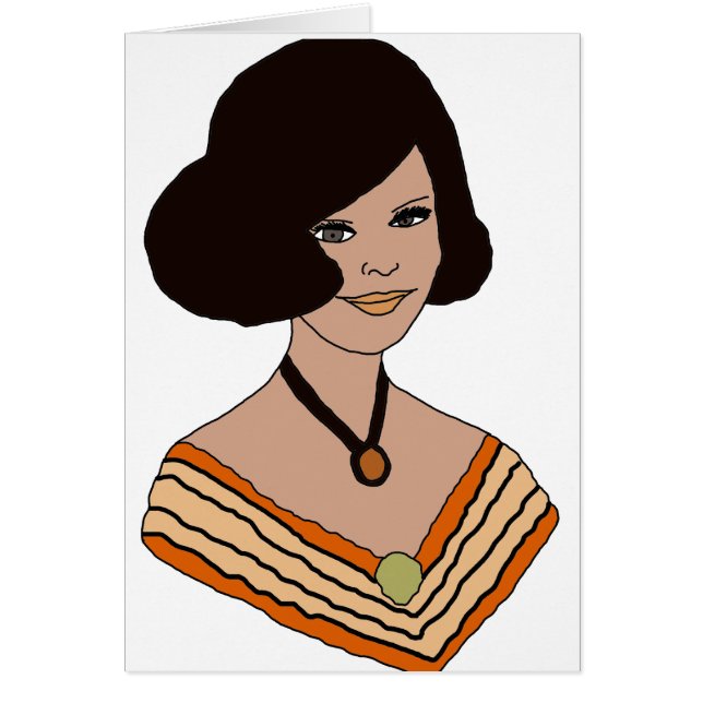 1960年代の女の子（オレンジ） (正面)