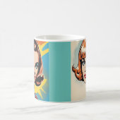 1960年代の女性 コーヒーマグカップ (中央)