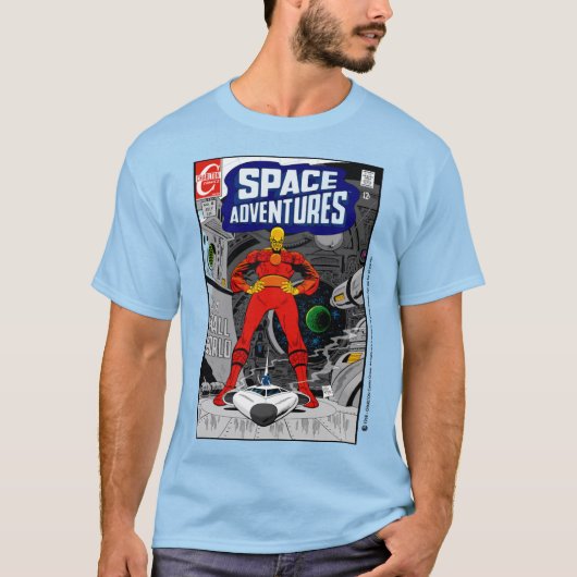 1960年代の宇宙冒険Tシャツ Tシャツ (正面)