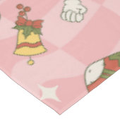 1960年代の巨大なサンタファンキークリスマス テーブルクロス (アングル)