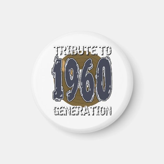 1960年代の記念日への献上品 マグネット (正面)