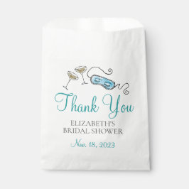 1960年代の豪華なカジュアルパーティー 結婚前のお礼メッセージ フェイバーバッグ