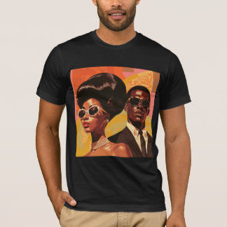 1960年代の黒人文化が復活:アポップ・アートのート Tシャツ