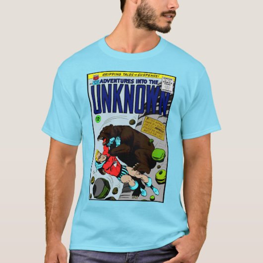 1960年代の"未知への冒険" コミックTシャツ Tシャツ (正面)