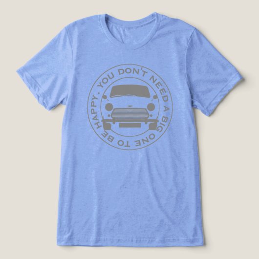1960年代オリジナルミニカーのタグライン トライブレンドTシャツ (デザイン正面)