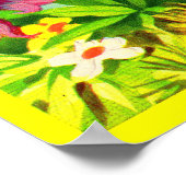 1960年代カラフルゼブラ ポスター (角)