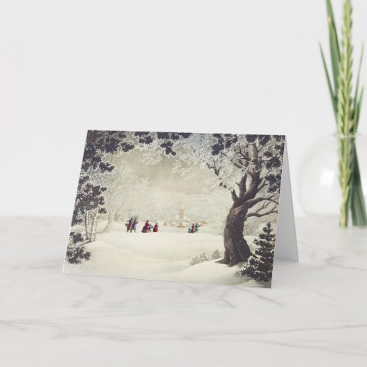 1960年代クリスマスカードヴィンテージ60年代クリスマスカード シーズンカード (正面)