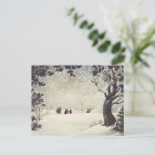 1960年代クリスマスカードヴィンテージ60年代クリスマスカード シーズンポストカード (スタンド正面)