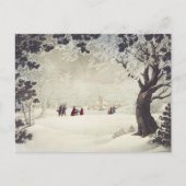 1960年代クリスマスカードヴィンテージ60年代クリスマスカード シーズンポストカード (正面)