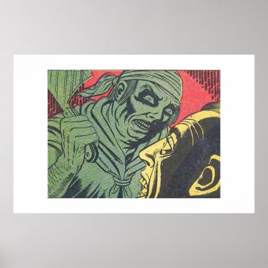 1960年代ゴールデンエイジホラー漫画 |怖いレトロ漫画 ポスター (正面)