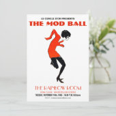 1960年代ダモダンンスパーティーヴィンテージ招待状 招待状 (スタンド正面)