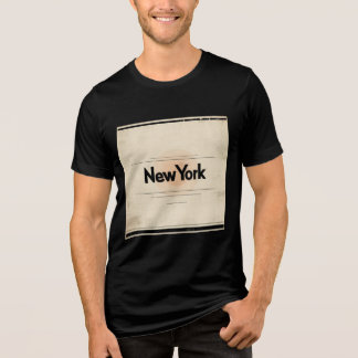 1960年代ニューヨーインスパイアク限定版ポスター トライブレンドTシャツ