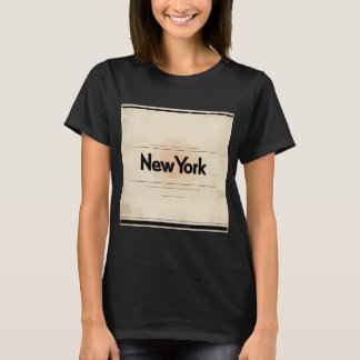 1960年代ニューヨーインスパイアク限定版ポスター Tシャツ