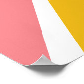 1960年代ヒッピーモダン日が差すことポスター ポスター (角)