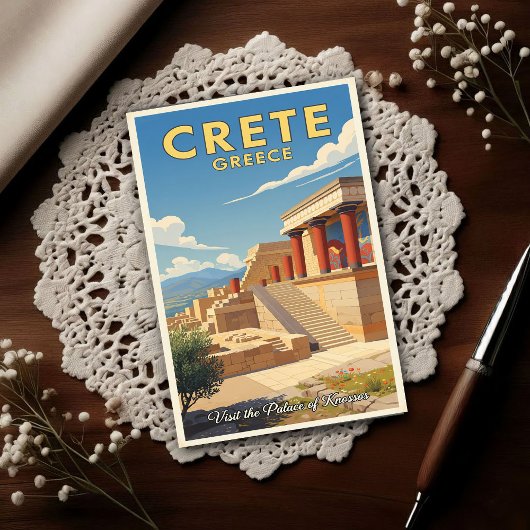 1960年代ビンテージギリシャの旅 ポストカード