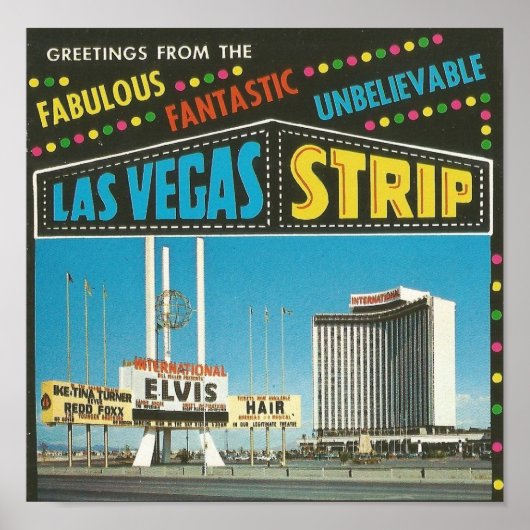 1960年代ラスベガスストリップ ポスター (正面)