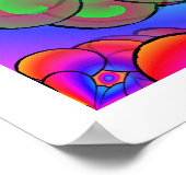 1960年代ロックフラワーサイケデリックパワーポスター ポスター (角)