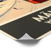 1960年代ヴィンテージ旅行ポスター ポスター (角)