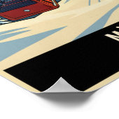 1960年代ヴィンテージ旅行ポスター ポスター (角)