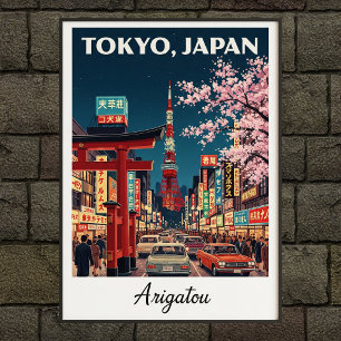 1960年代ヴィンテージ東京日本旅行ポスター ポスター
