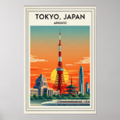 1960年代ヴィンテージ東京日本旅行ポスター ポスター (正面)