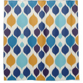 1960年代半ば幾何学模様 シャワーカーテン (正面)