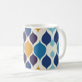 1960年代半ば幾何学的マカラフルグ コーヒーマグカップ (正面右)