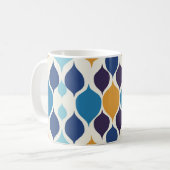 1960年代半ば幾何学的マカラフルグ コーヒーマグカップ (正面左)