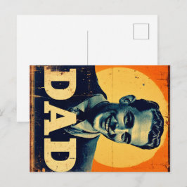 1960年代風グラフィック DAD (1) シーズンポストカード