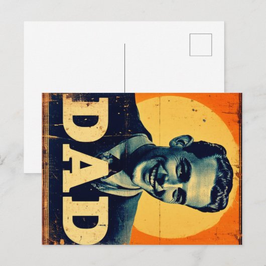 1960年代風グラフィック DAD (1) シーズンポストカード (正面/裏面)