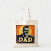 1960年代風グラフィック DAD (1) トートバッグ (正面)