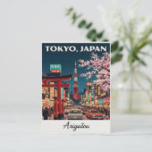 1960年代 ビンテージ 東京 日本 旅行 ポストカード (スタンド正面)