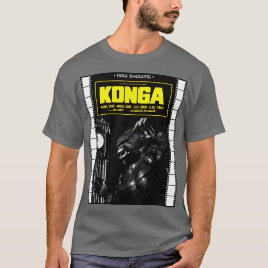 1960年代 KONGA ポスター Tシャツ (正面)