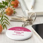 1960年生まれ生活誕生日 キーホルダー (側面)