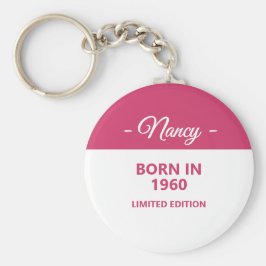 1960年生まれ生活誕生日 キーホルダー