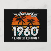 1960年生まれ限定復刻版 最高にかっこいい1960年からずっと ポストカード (正面)