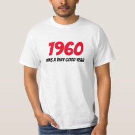 1960年男性用Tシャツ Tシャツ