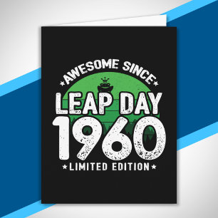 1960年素晴らしから – うるう日うるう年誕生日 カード