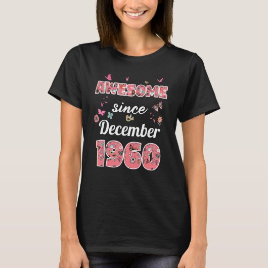1960年素晴らし12月以来1960年12月 Tシャツ (正面)