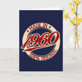 1960年製 カード (黄色い花)