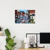 1960年頃のポートランドメーンコングレ通り ポスター (ホームオフィス)